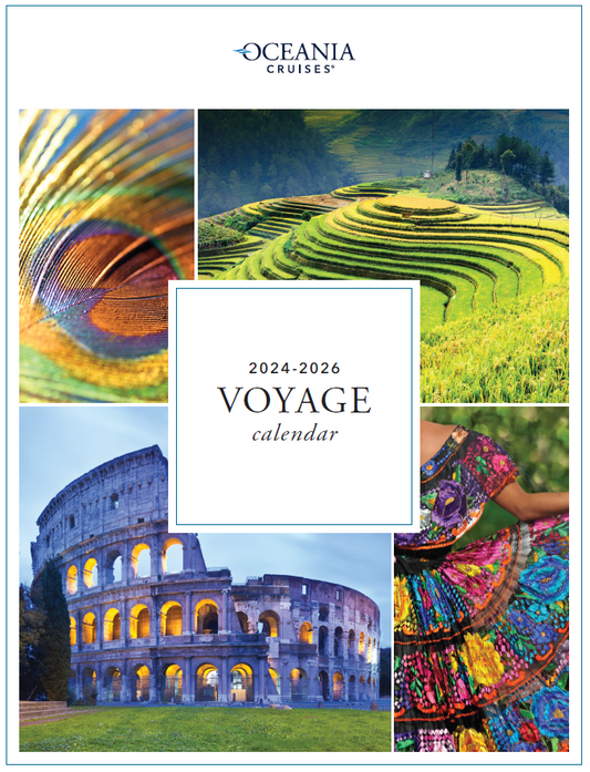 *** Oceania Cruises ***Voyage Calendar 2024-2026